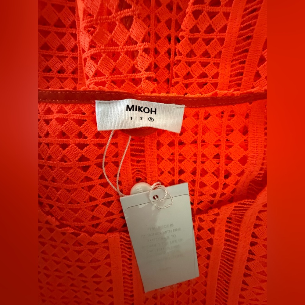 MIKOH Ko Samui Mini Dress in Ginger - Size 3 - NWT! - Picture 4 of 8